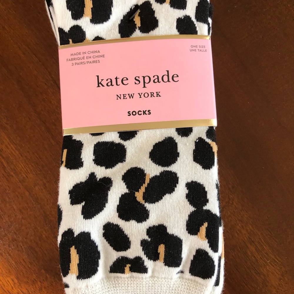 Kate Spade ♠️ 3 pack crew socks